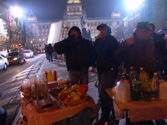 Natáčení reklamy 12.12.05